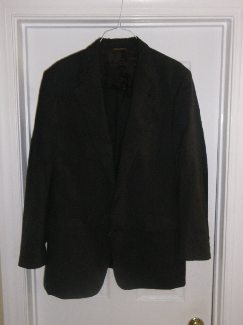 Vintage Men’s Classic Brooks Brothers 100% Wool 2 Button Suit Dark Gray